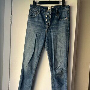 Agolde High Rise Slim Fit Jeans
